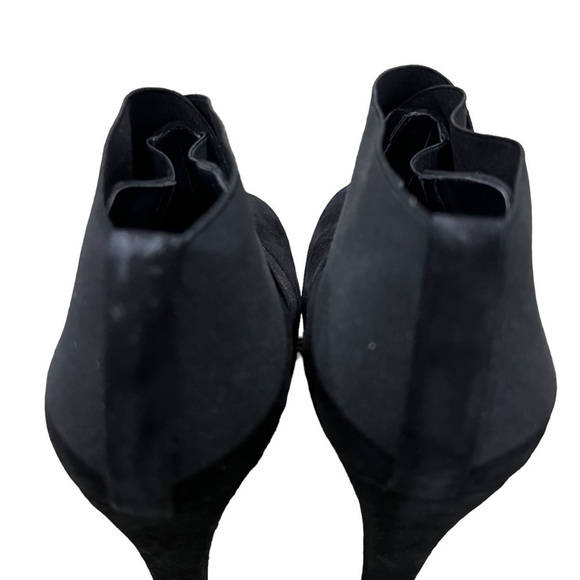 Stuart Weitzman Kilgore Black Suede High Heel Platform Ankle Boot Size 9 Womens - Picture 10 of 11